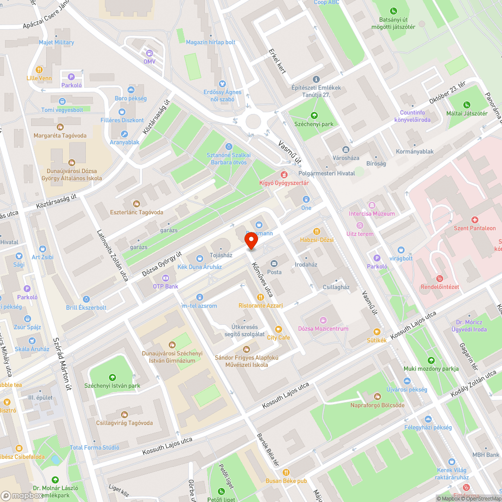 Járdahiba, zebránál bejelentés helye