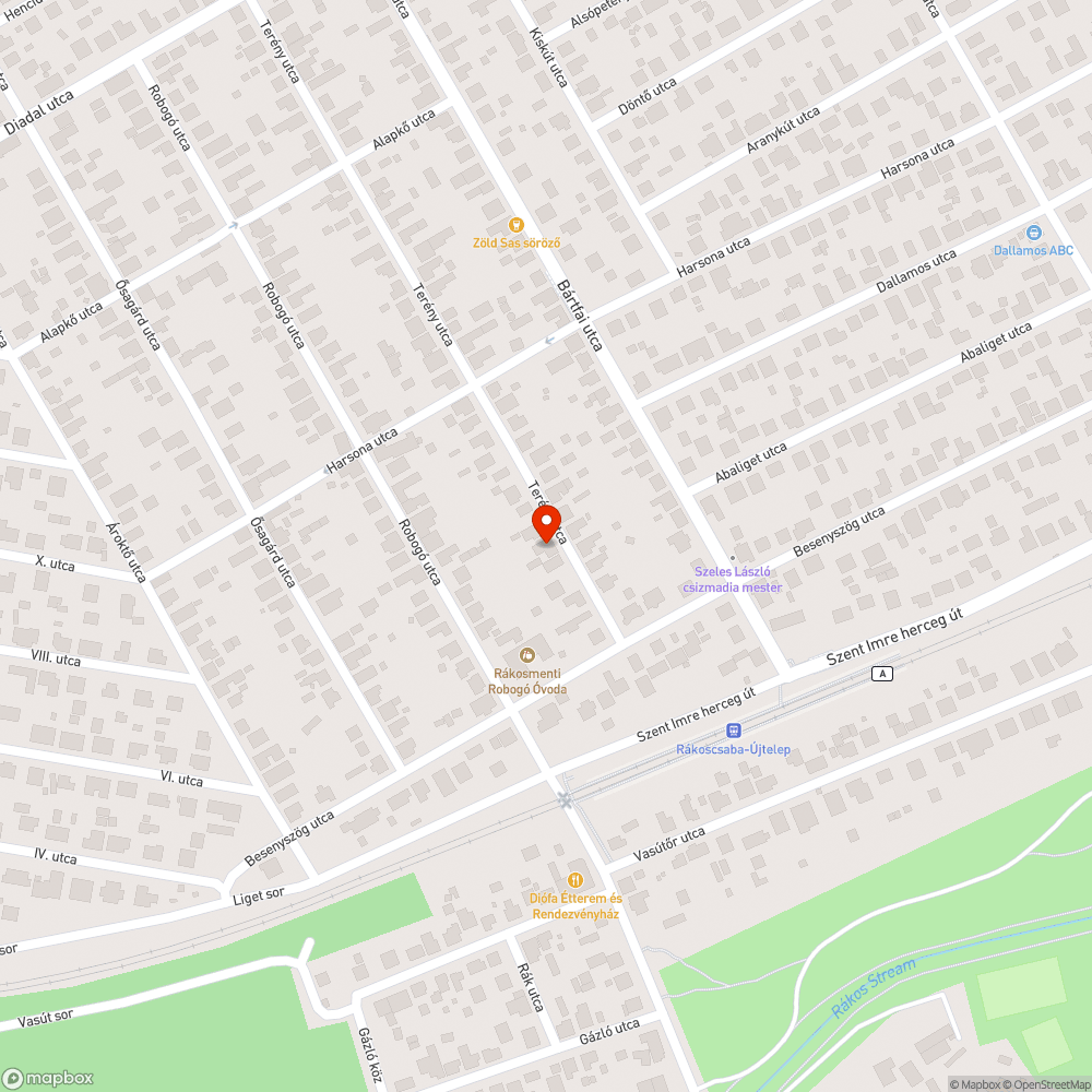 Megsüllyedt útburkolat, balesetveszélyes útpadka és árok bejelentés helye