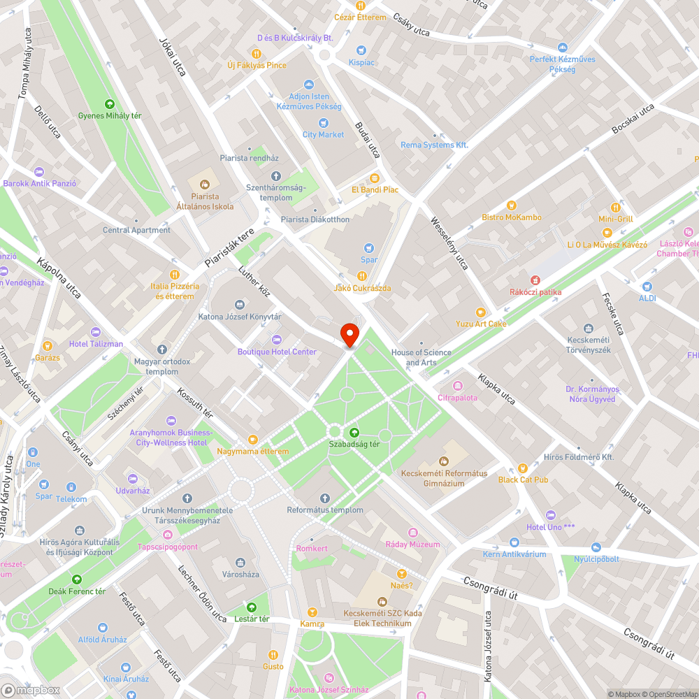 Parkolási rend a Szabadság téren bejelentés helye