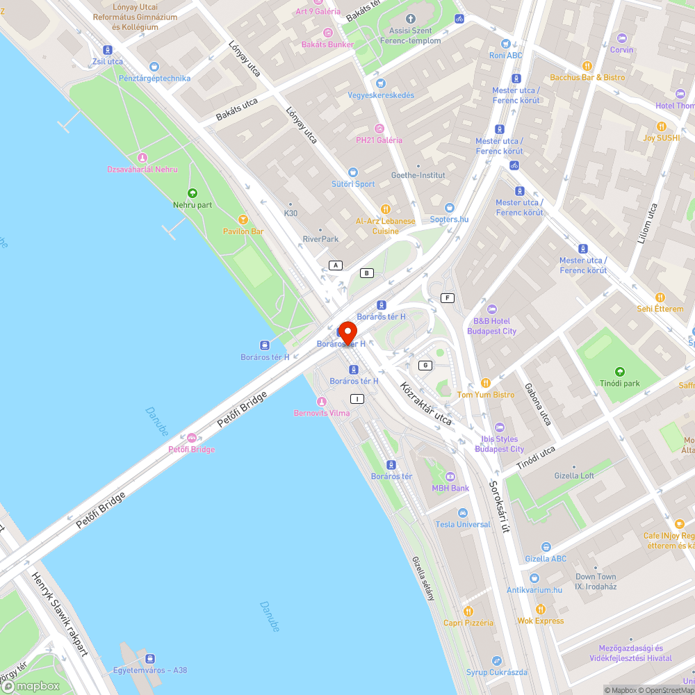 Híd alatti lámpák cseréje bejelentés helye