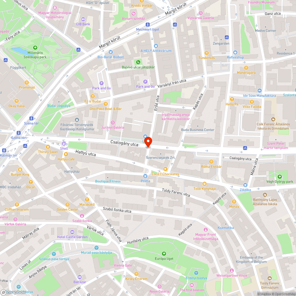 Kidőlt tábla az Erőd utcában bejelentés helye