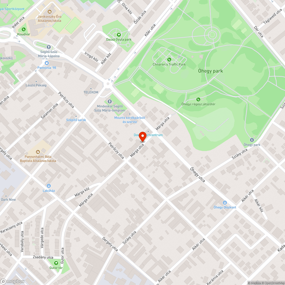 Elhagyott roncsautó bejelentés helye