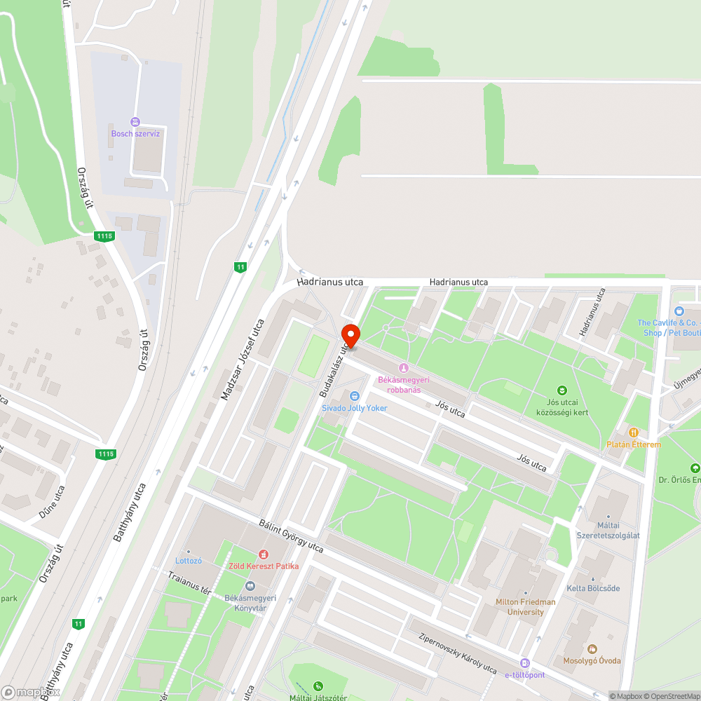 Graffitis utcanévtábla bejelentés helye