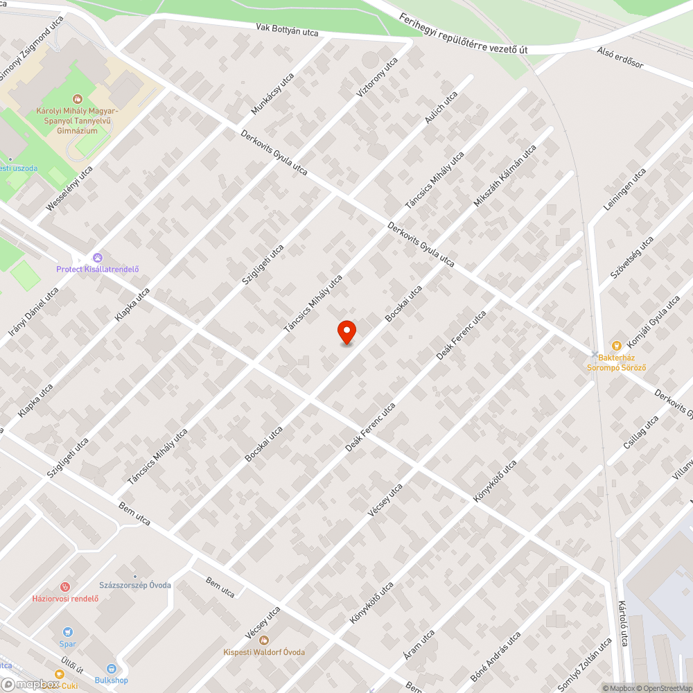 Kukák az úttesten 7.0 bejelentés helye