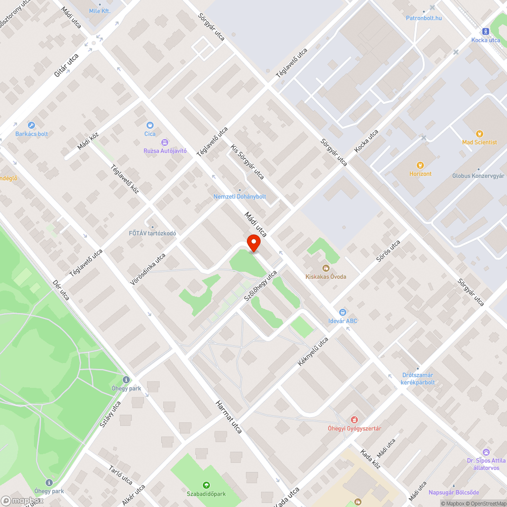 Nagyon rossz állapotú járda bejelentés helye