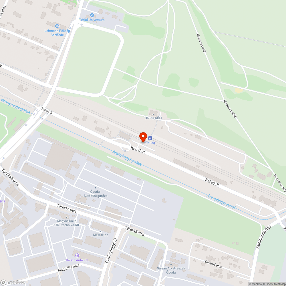 Elhagyatott autóroncs bejelentés helye