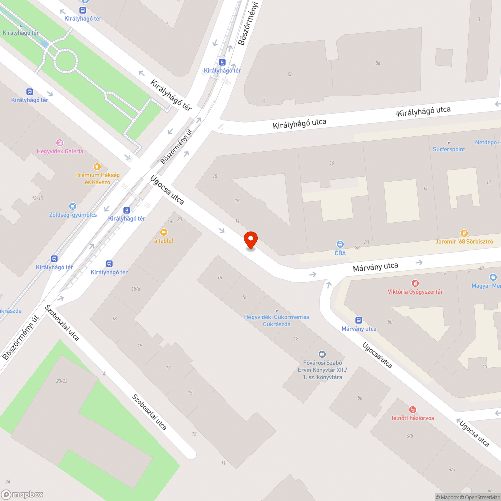 Aszfalt síkjából kiálló peremű csatornafedél bejelentés helye