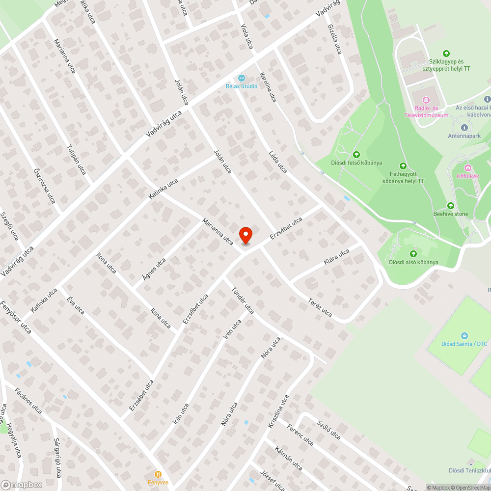 Törött utcanévtábla bejelentés helye