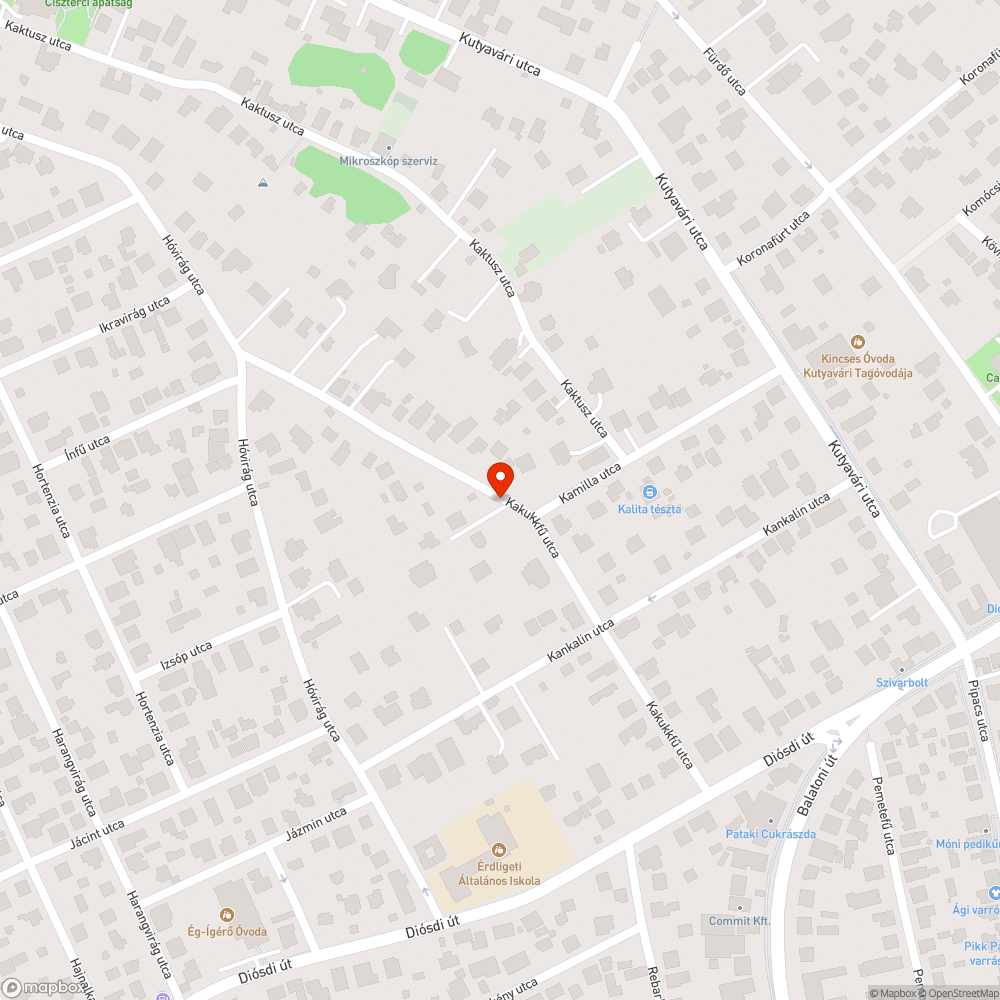 Vízelvezető árok utca felőli oldala sérült bejelentés helye