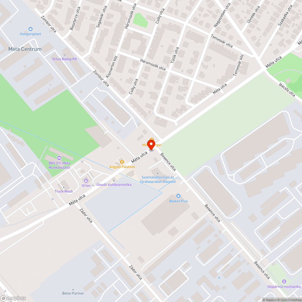 Elhagyott Twingo bejelentés helye