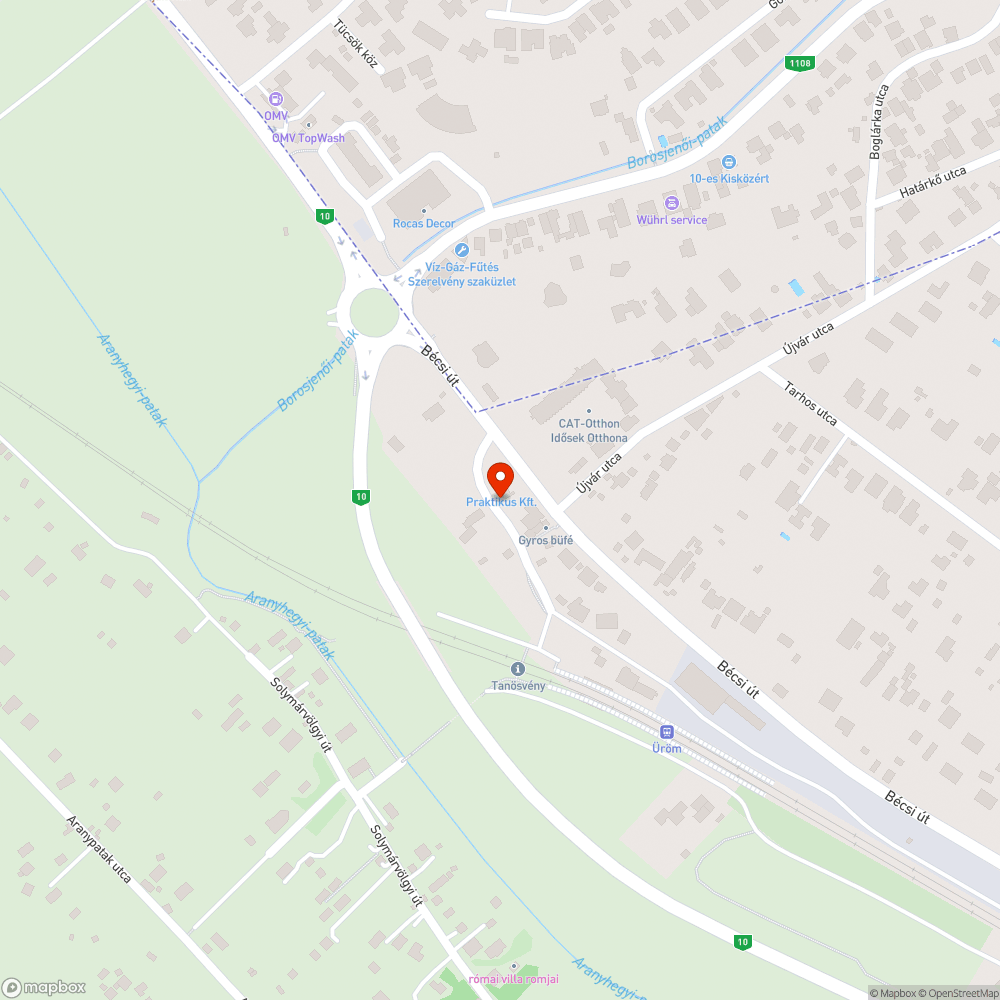 Útra belógó növényzet bejelentés helye