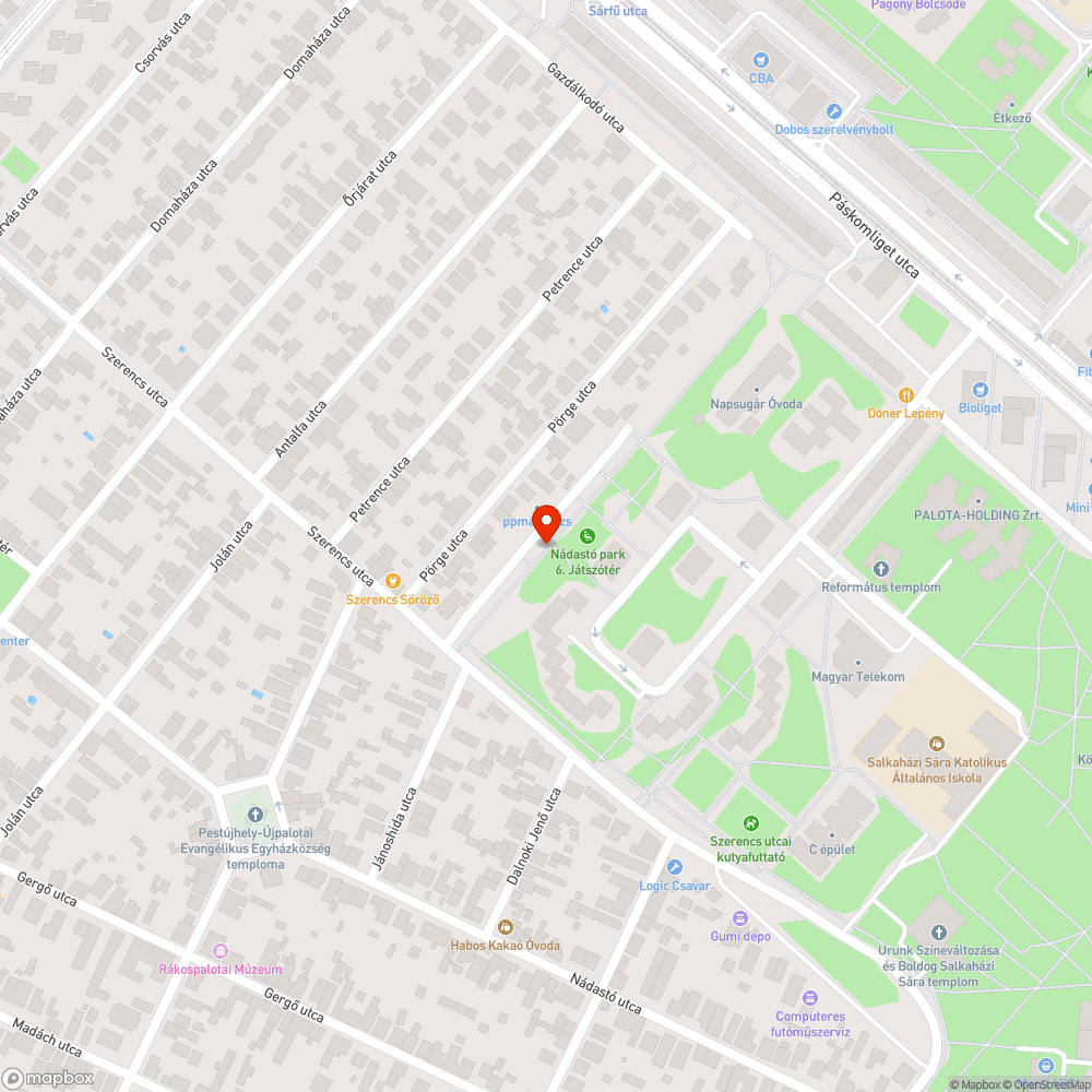 Törött kutyakaki gyűjtő bejelentés helye