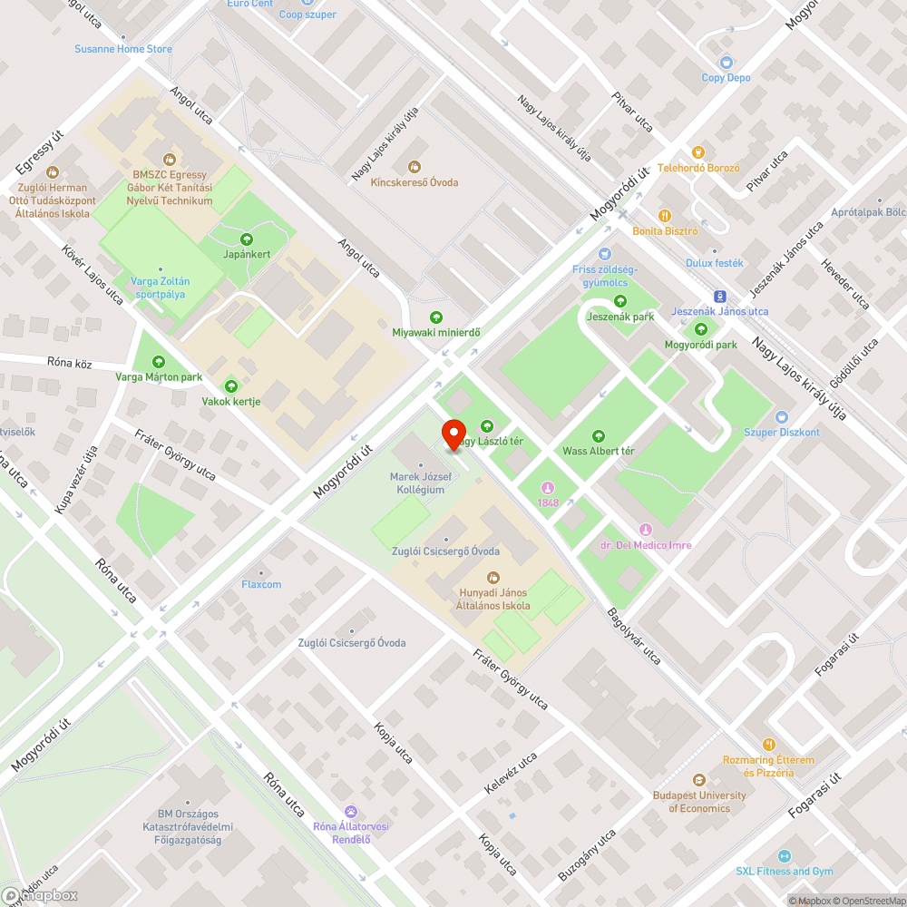 Bagolyvár utca egyirányúsítás bejelentés helye