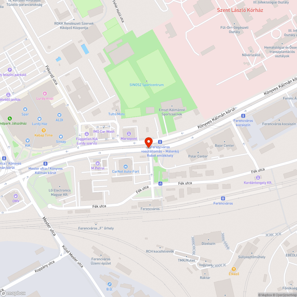 Remíz út jobbra kanyarodás bejelentés helye