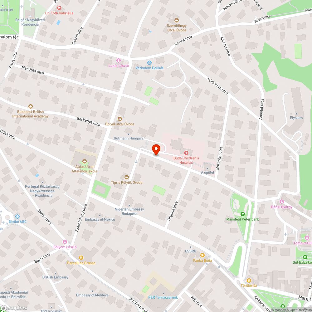 Graffiti bejelentés helye