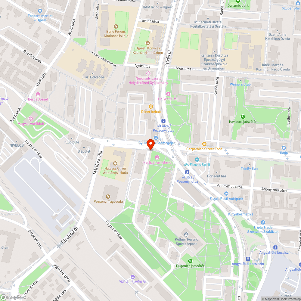 Eldobott fecskendő bejelentés helye