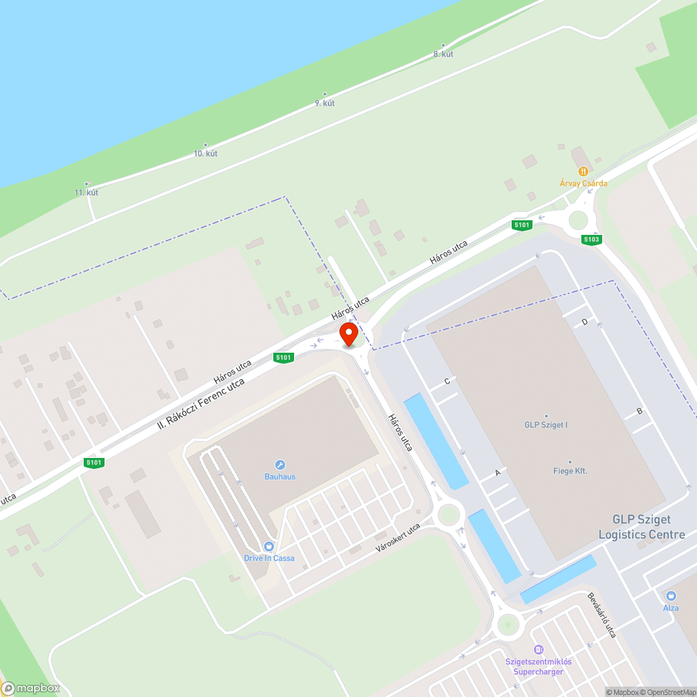 Veszélyes víznyelőrács bejelentés helye