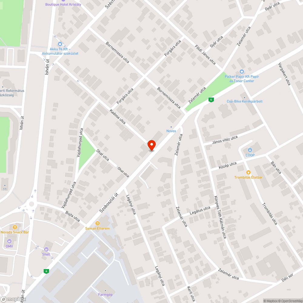 Nincs közvilágítás bejelentés helye