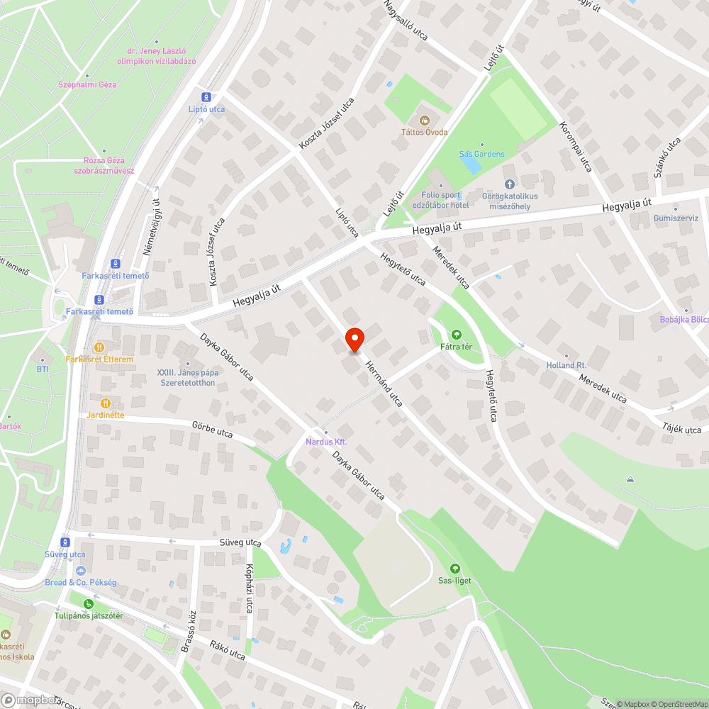 Csattogó csatornafedő bejelentés helye