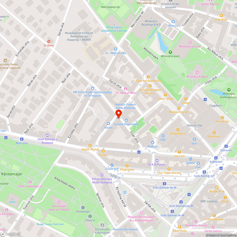 Kidöntött tűzcsap és oszlopok bejelentés helye