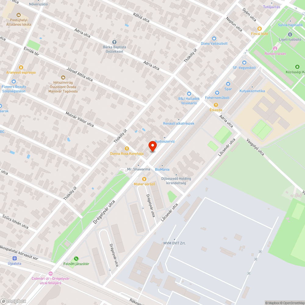 Folyamatos járdán parkolas bejelentés helye