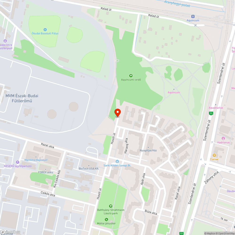 Szemét bejelentés helye