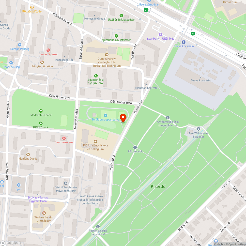 Szemetelés bejelentés helye