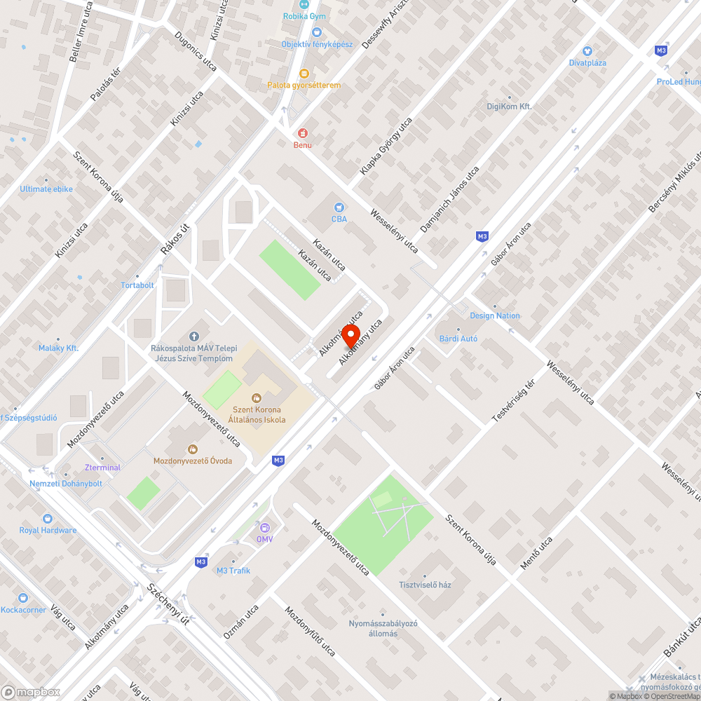 Szemét bejelentés helye