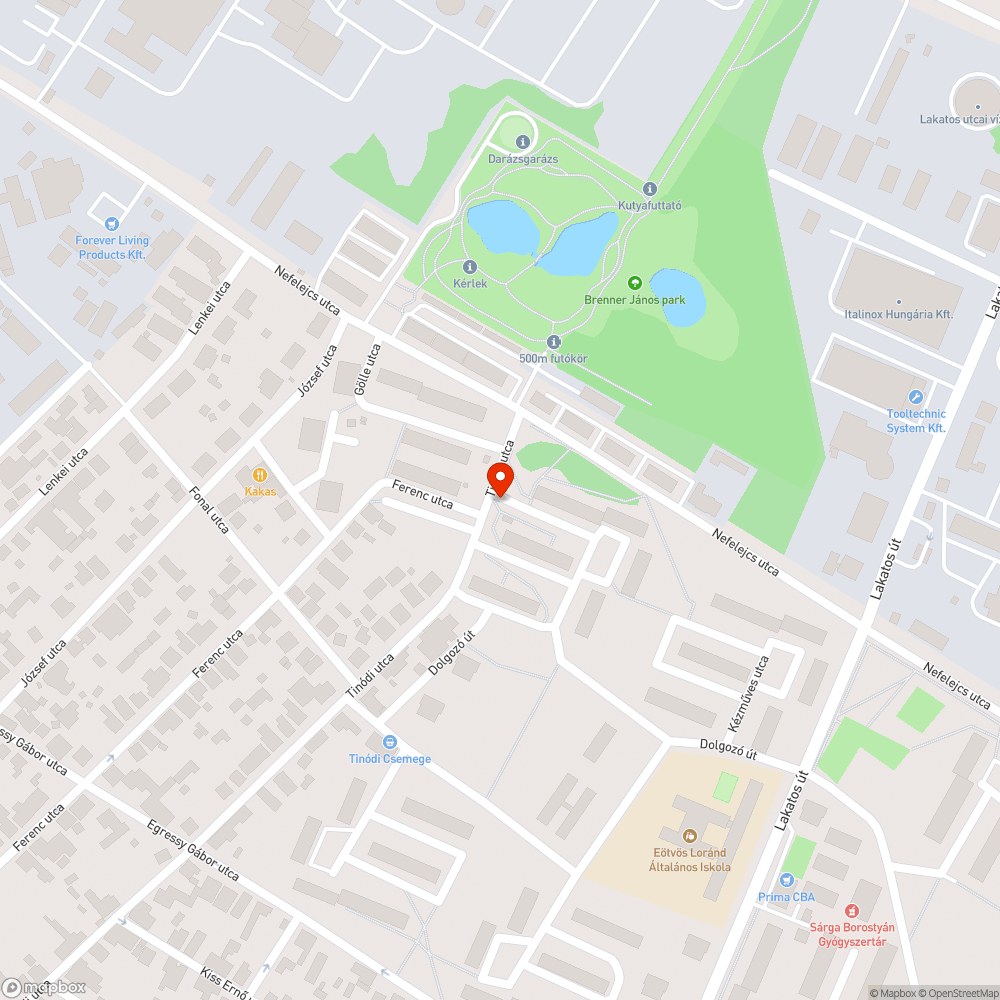 Elferdült tábla bejelentés helye