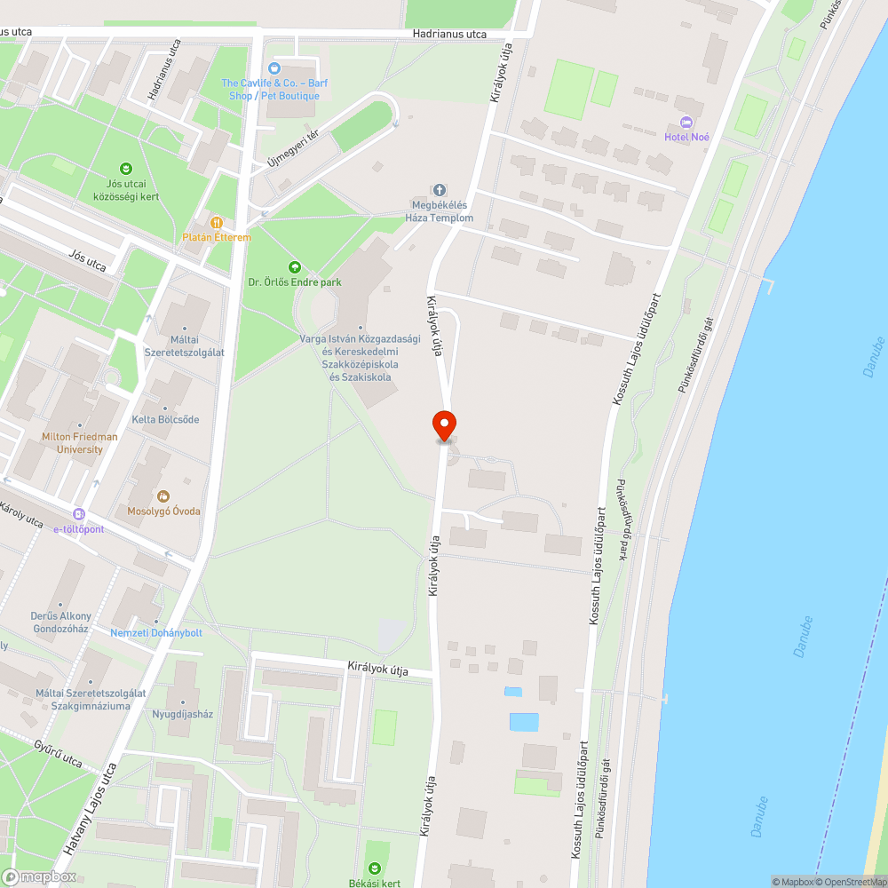 Kiégett lámpa bejelentés helye