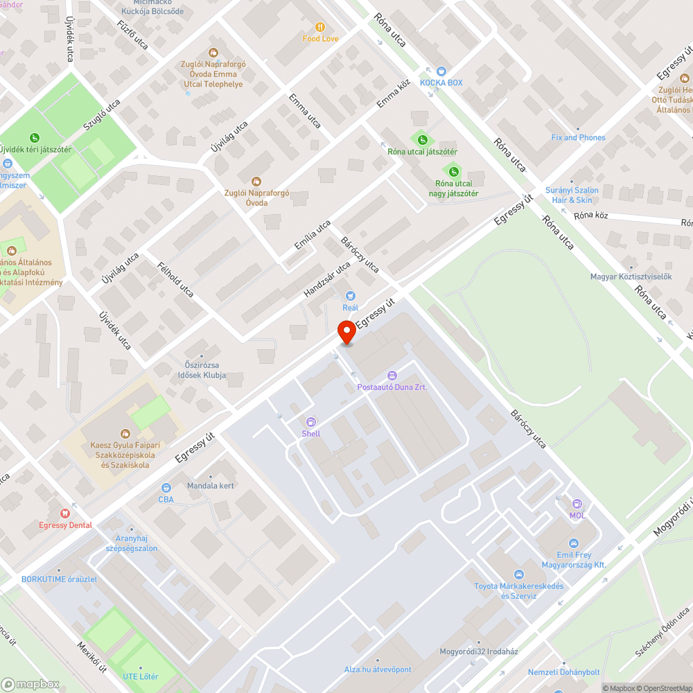 Kiszáradt veszélyes fa bejelentés helye