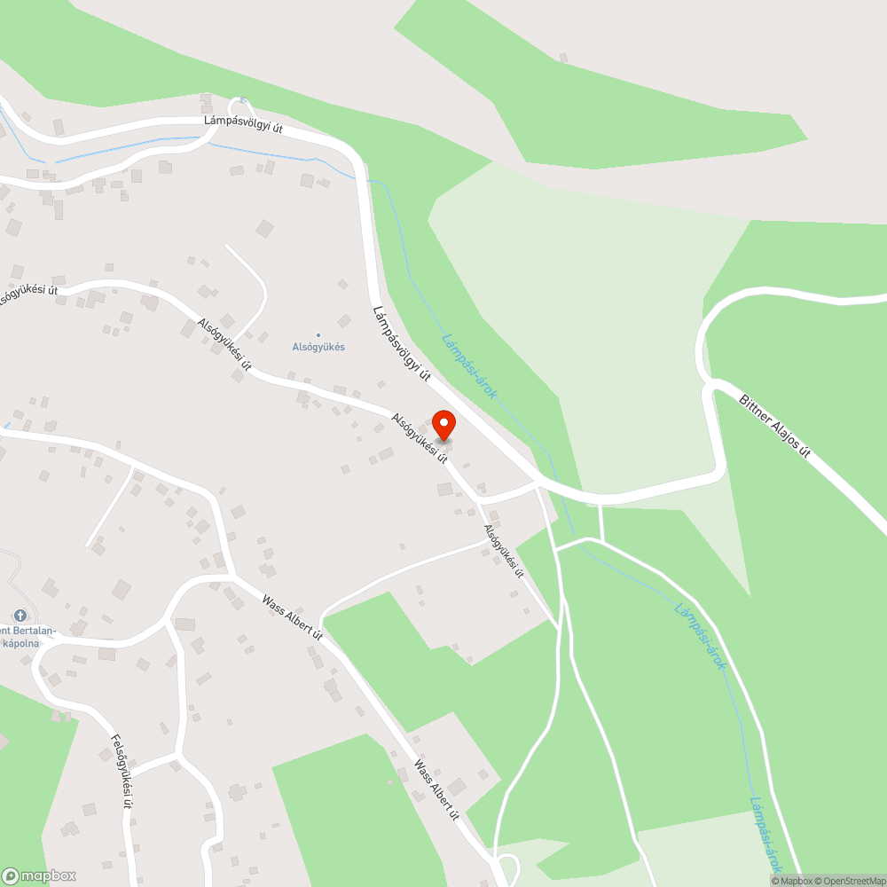 Kátyú bejelentés helye