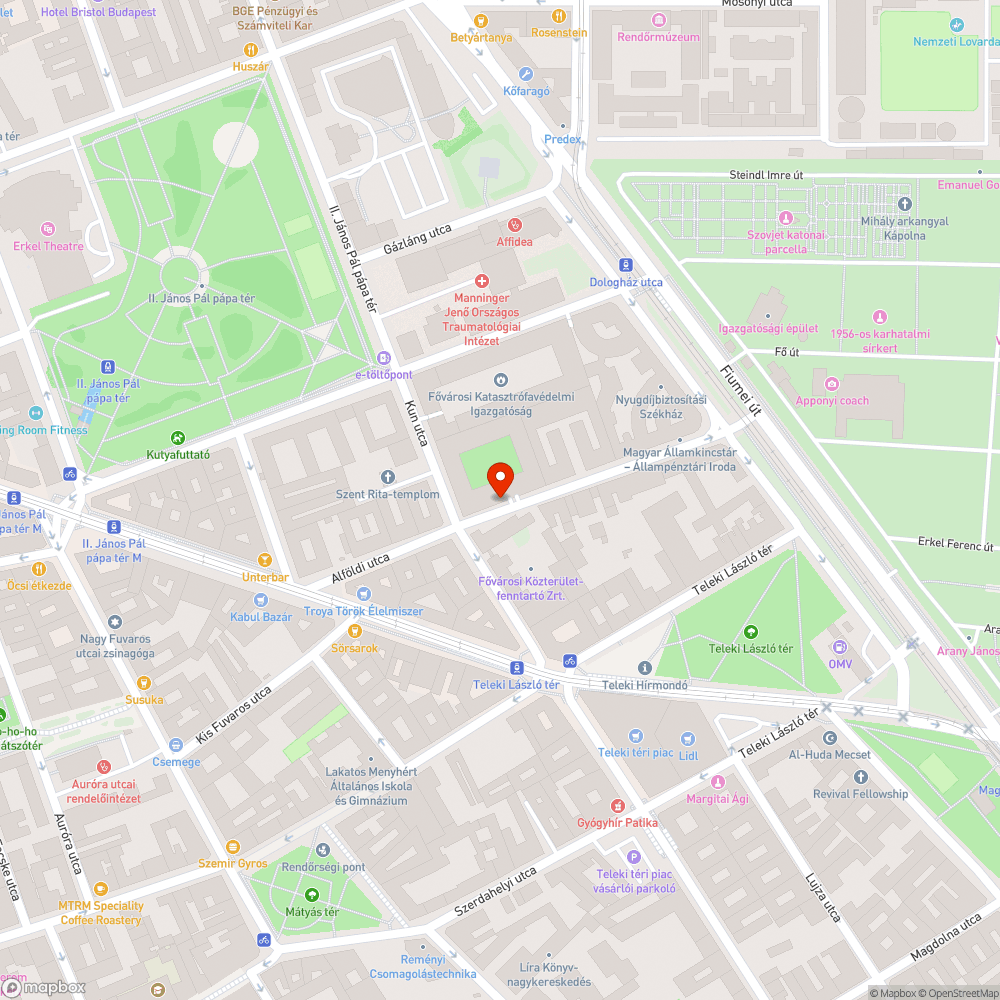 Szétfolyt olaj a járdán bejelentés helye