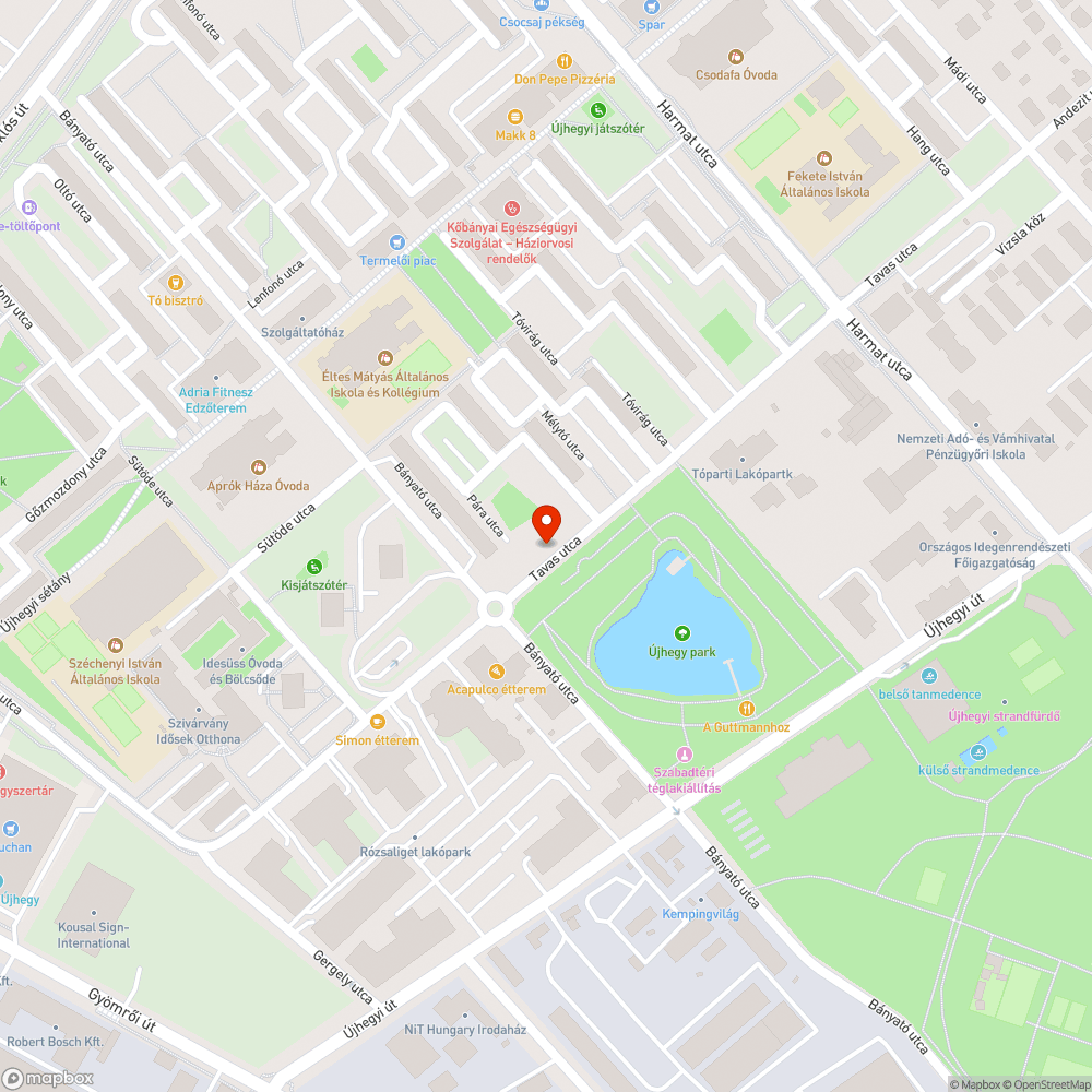 Rossz állapotú járda és buszmegálló peron bejelentés helye