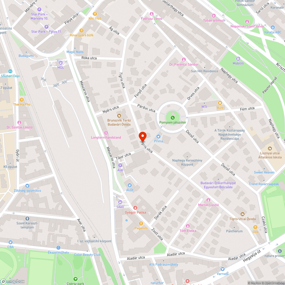 Járdára nőtt sövény bejelentés helye