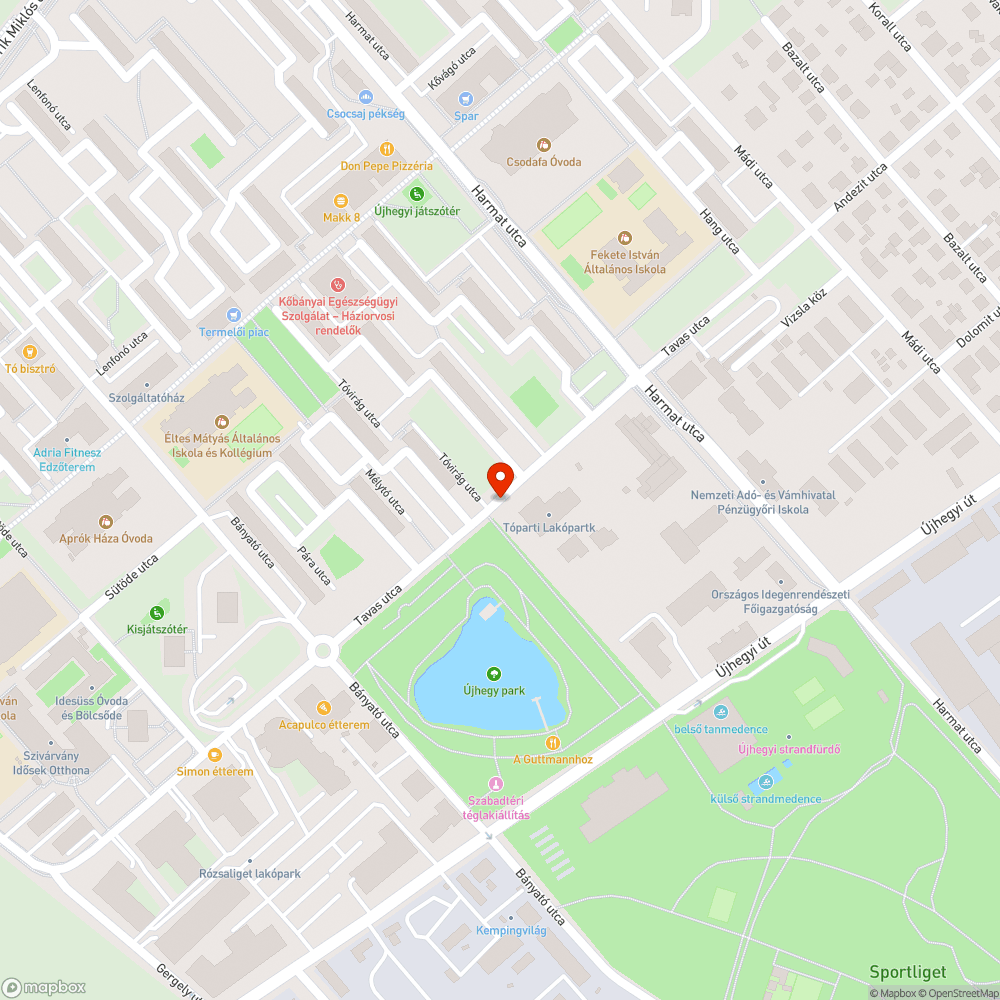 Megsüllyedő vízmű bejelentés helye