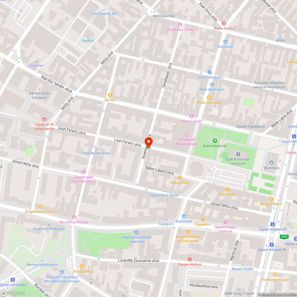 Megdőlt tábla bejelentés helye