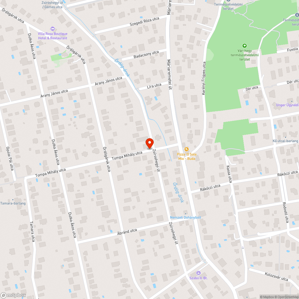 Kiégett közvilágítási lámpa bejelentés helye