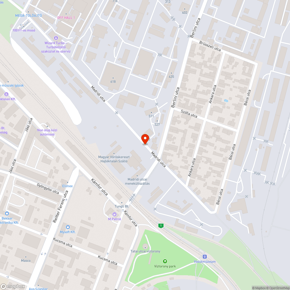 Újabb roncs bejelentés helye