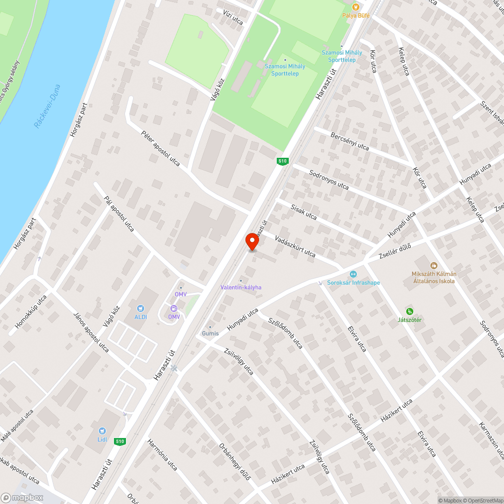 Azonosító nélküli roncs bejelentés helye