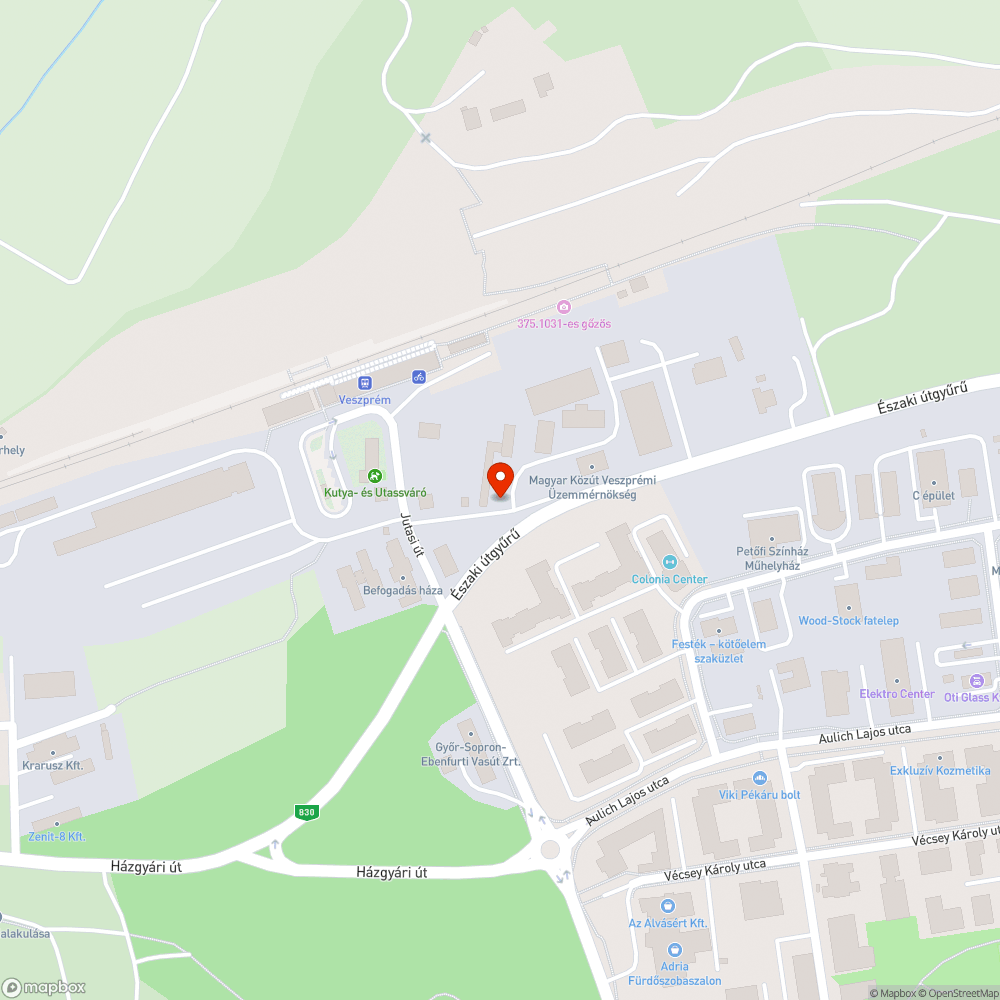 Elhagyott, közlekedésre nem alkalmas autó bejelentés helye