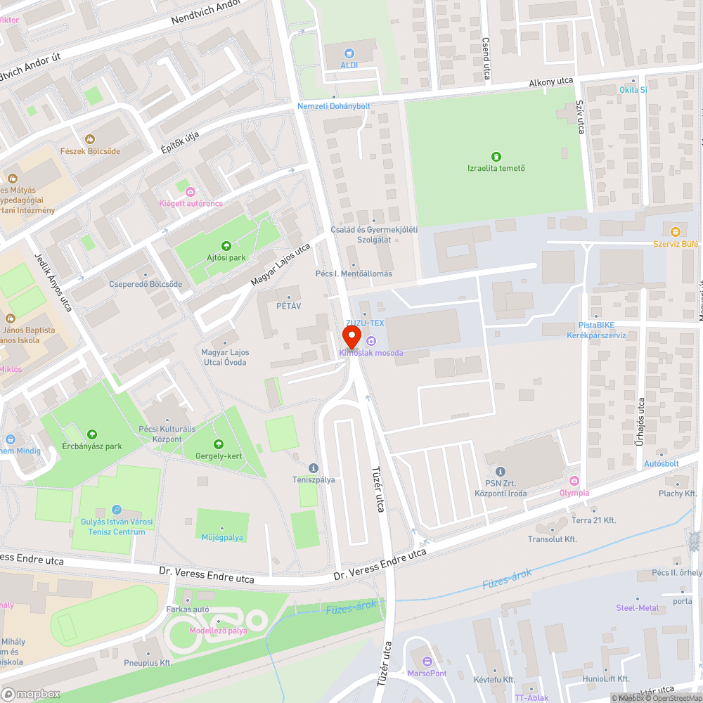 Veszélyes gyalogátkelőhely bejelentés helye