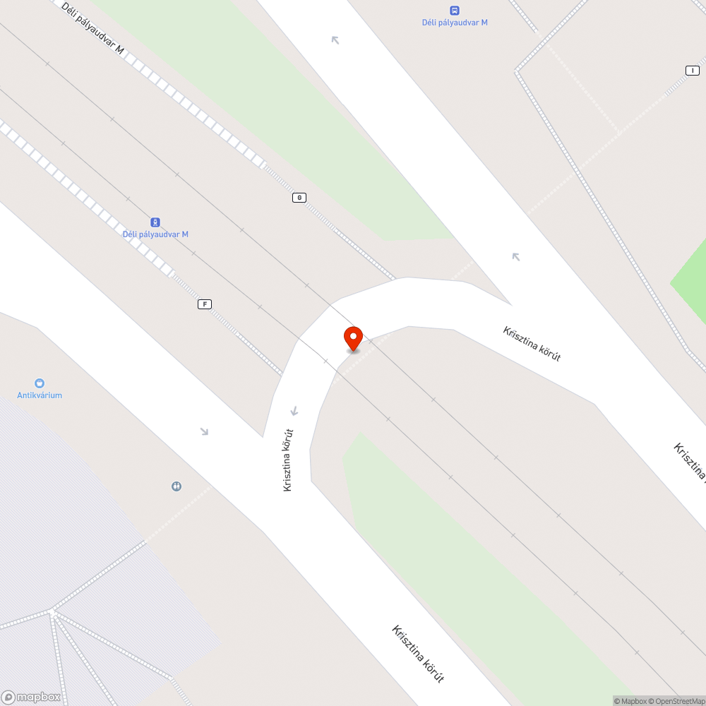 Omladozó mennyezet a Déli pályaudvar aluljárójában bejelentés helye