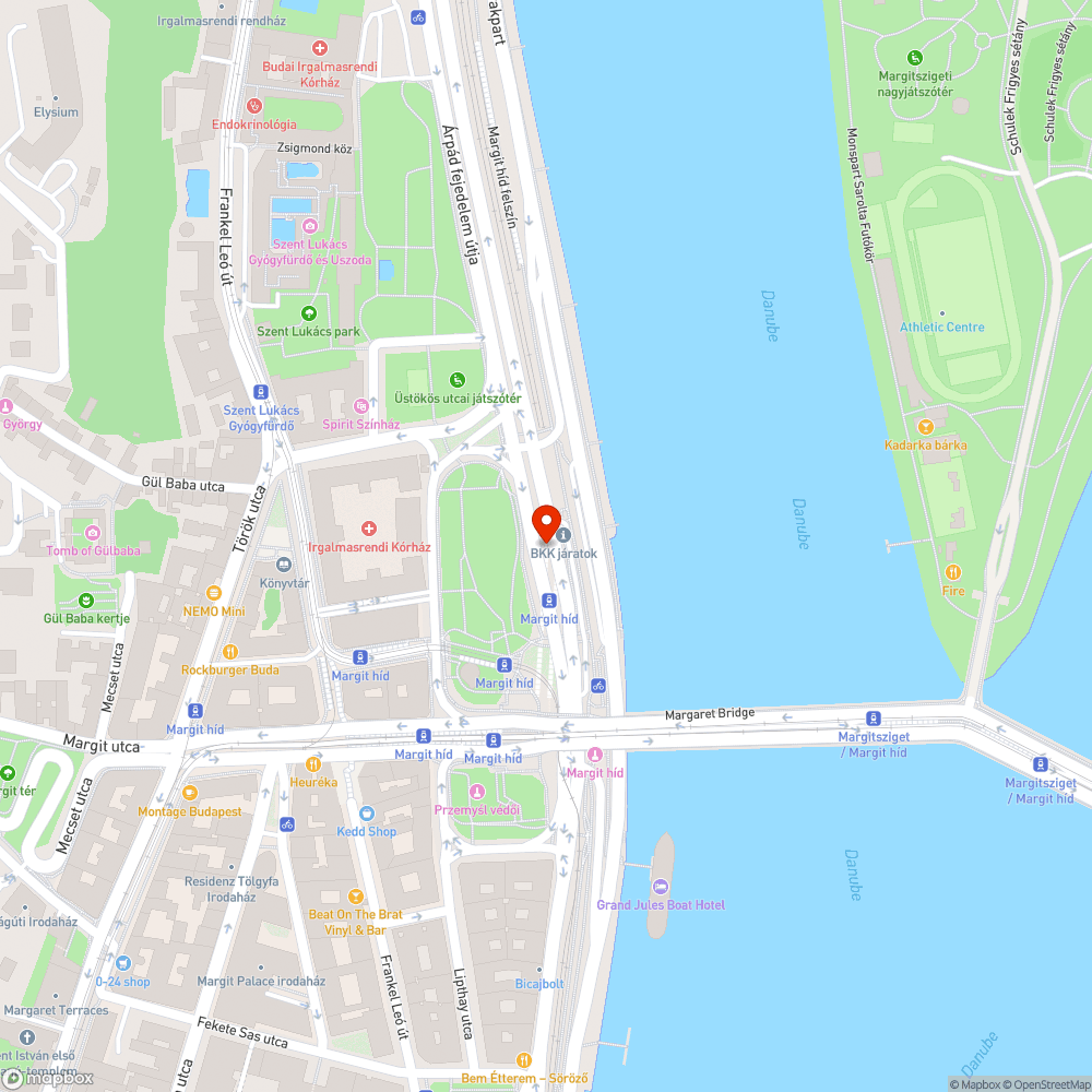 Rongált tűzcsapajtó bejelentés helye