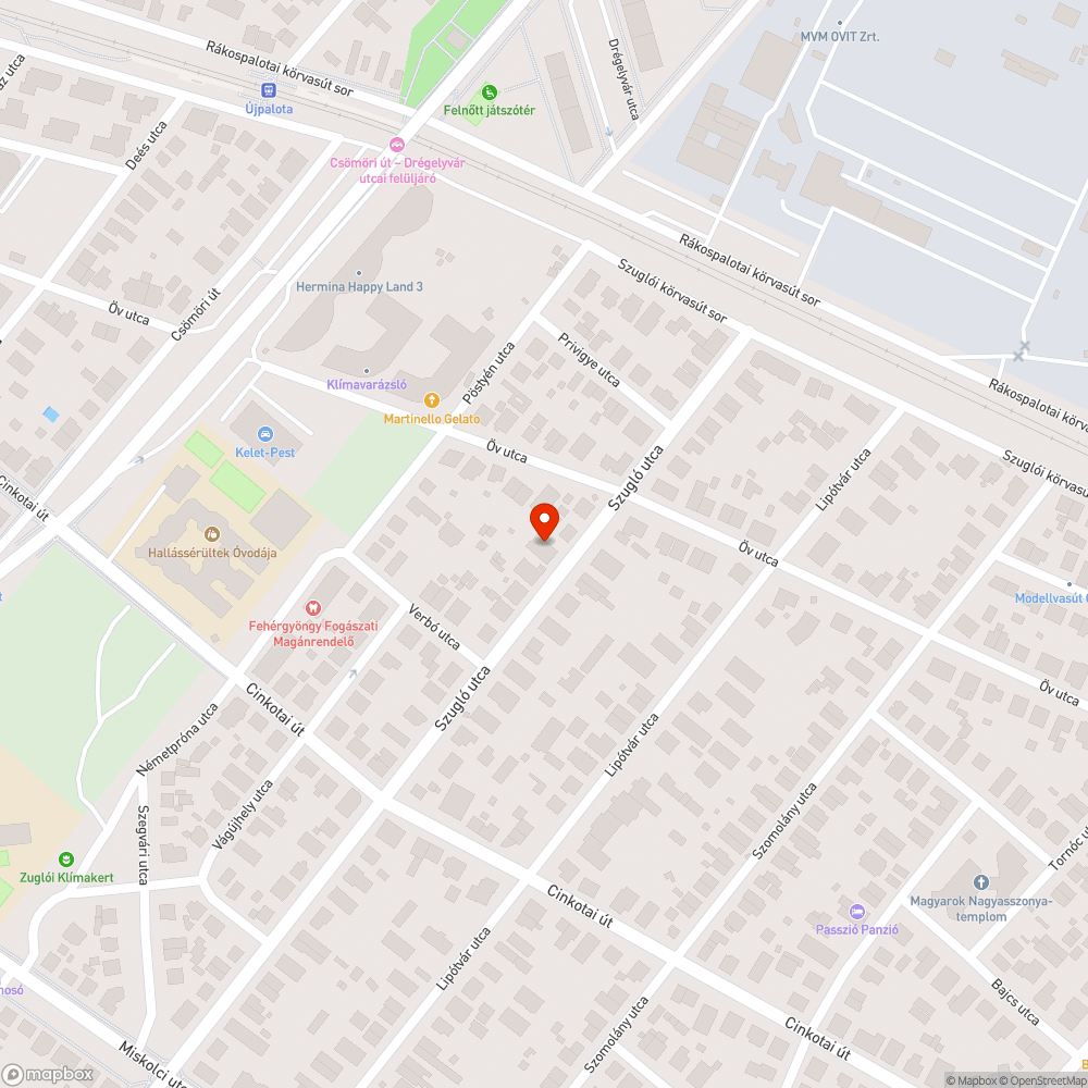 Kidőlt távközlési doboz bejelentés helye