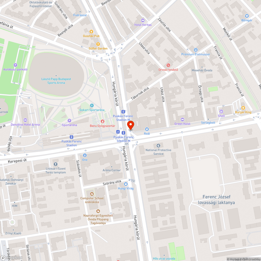 Kiborított szemetes bejelentés helye