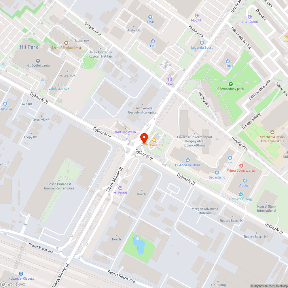 Kidőlt 'KRESZ' tábla - Sibrik Miklós út bejelentés helye