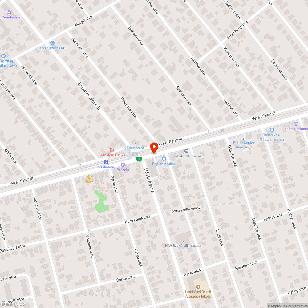 Hiányzó és megrongált átkelést jelző gombok bejelentés helye