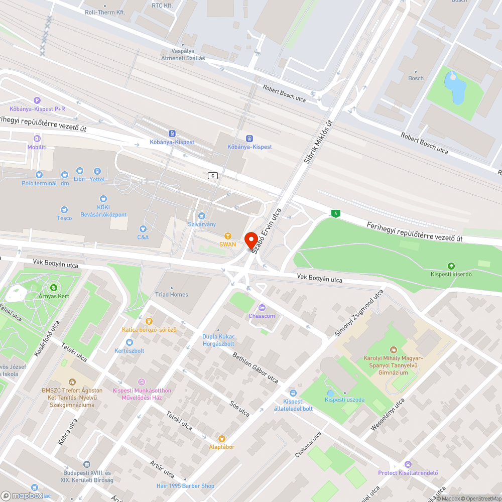 Firkált tábla bejelentés helye