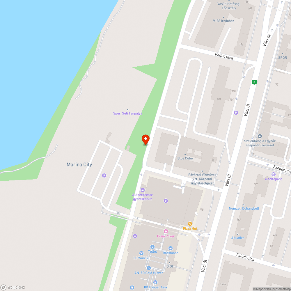 Elhagyott Volvo Duna Pláza mögött bejelentés helye